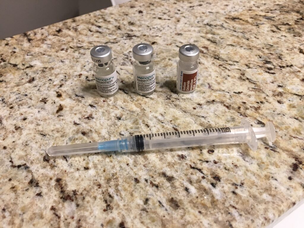 IVF medication Menopur and needle. Why I don't want to forget what it's like to struggle with infertility.