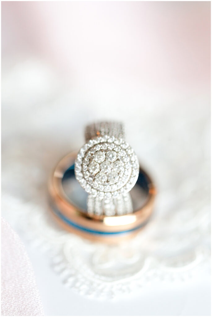 wedding ring details | Iowa wedding photographer | CB Studio