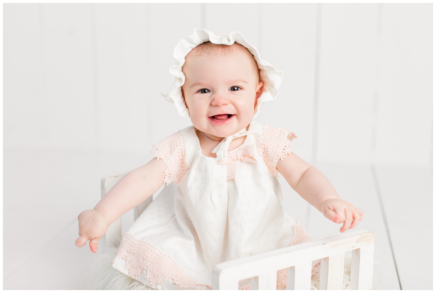 Baby Nora is 7 Months! | Iowa Baby Photographer | CB Studio Photography ...