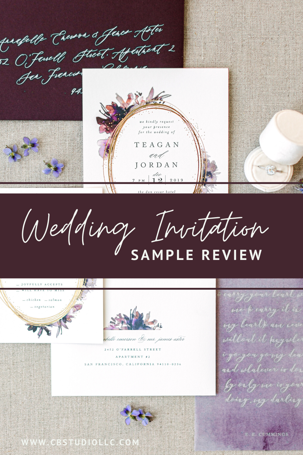Wedding Invitation Sample Review