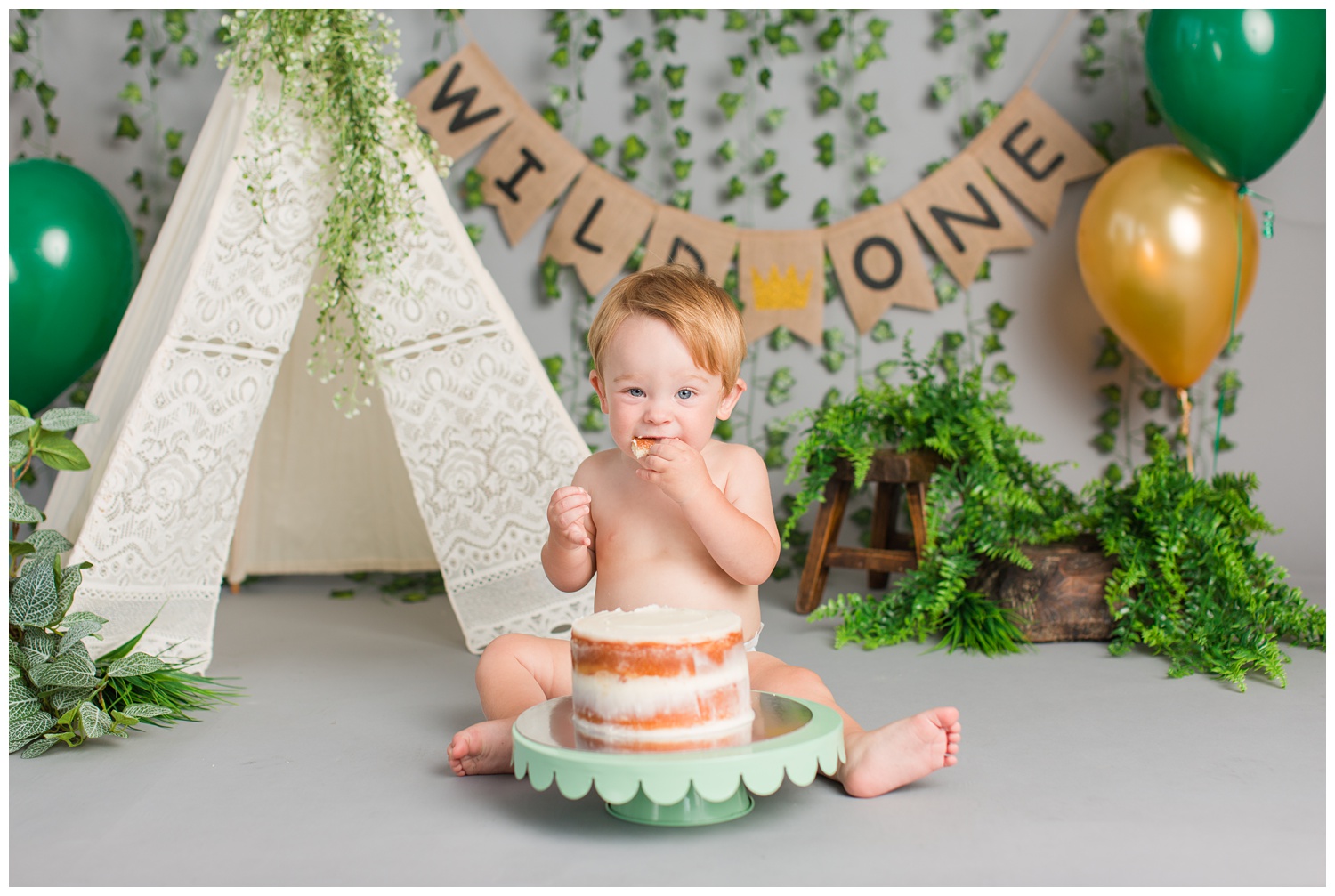 Baby Kyeson is 1! | Iowa Baby Photographer | CB Studio Photography, LLC