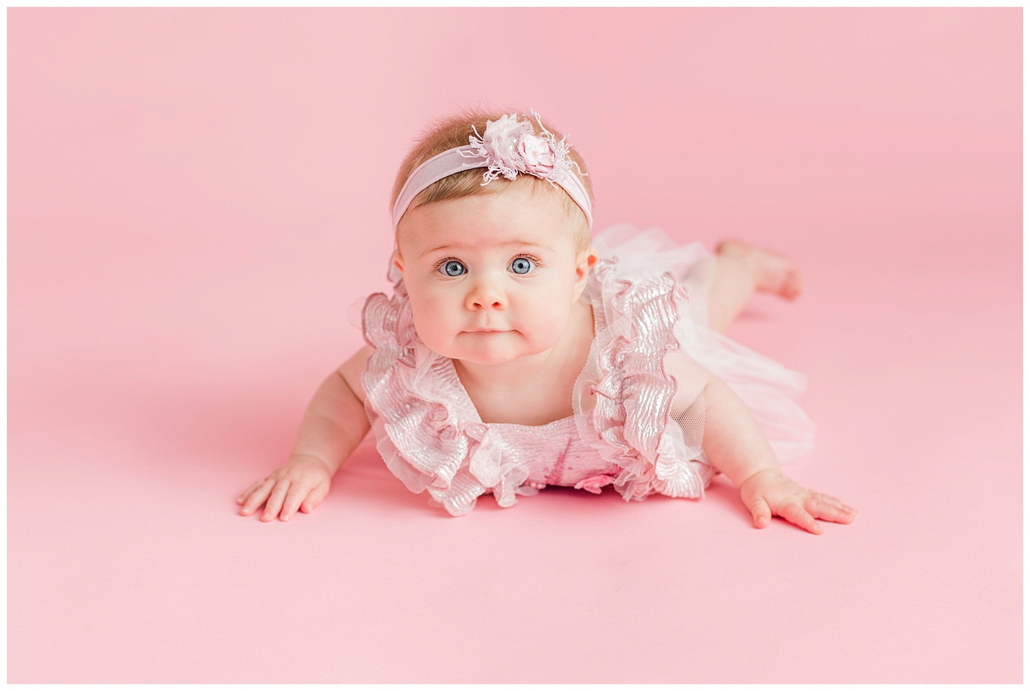 Oaklyn is 6 Months! | Iowa Newborn Photographer | CB Studio